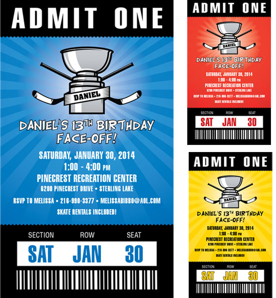 Hockey Cup Invitation Pass