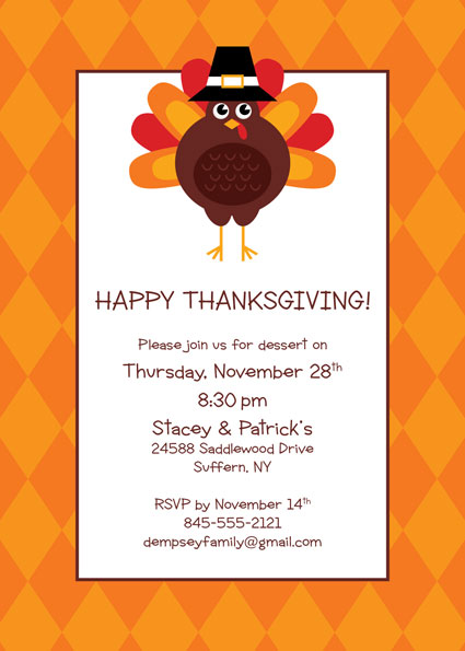 Thanksgiving Celebration Invitation