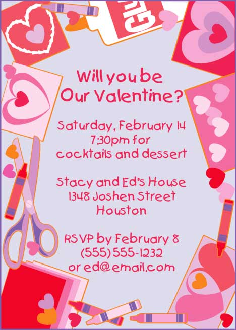 Valentine's Day Kids Invitation