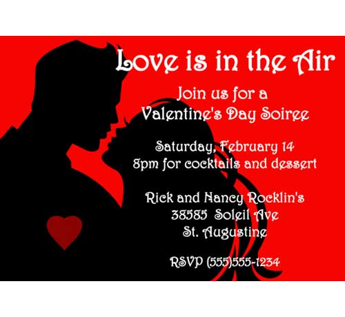 Valentine's Day Couple Invitation
