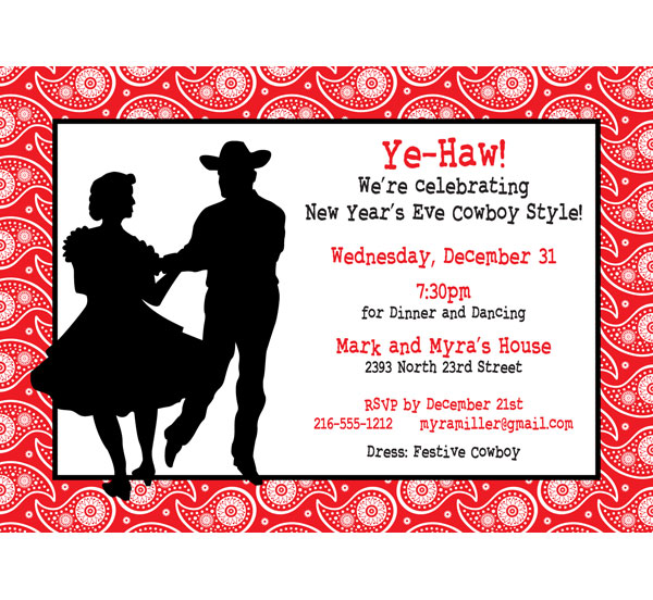 Western Hoedown Invitation