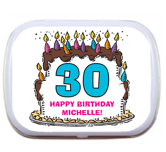 Birthday Cake For Her Mint Tin