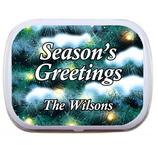 Winter Holidays Theme Mint Tin