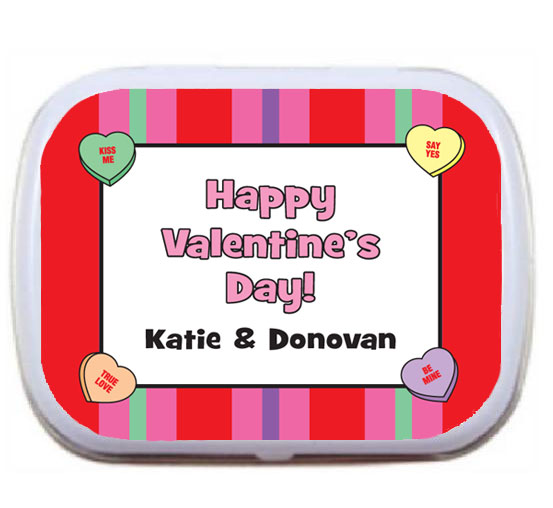 A Valentine's Day Party Theme Mint Tin