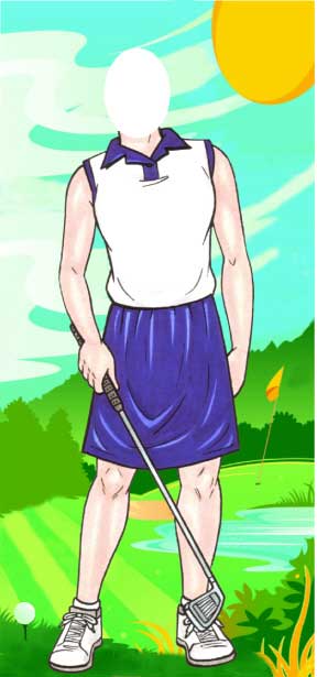 Golfer Female Photo Op