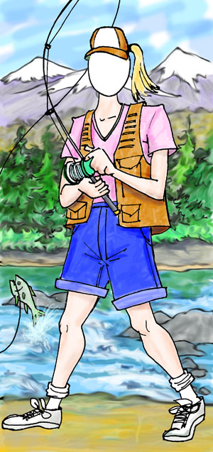Fishing Female Photo Op
