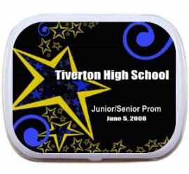 Prom and School Star Theme Dance Mint Tin