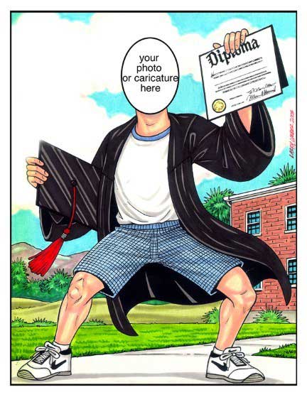 Graduation Semi Custom Caricature