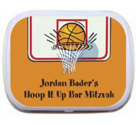 Basketball Hoops Theme Mint and Candy Tin