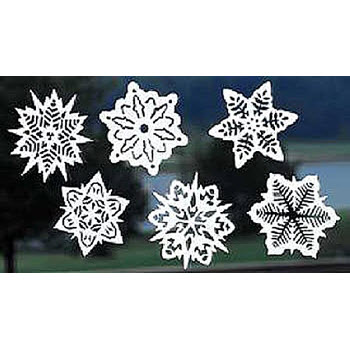 Snowflake Window Cling-On 