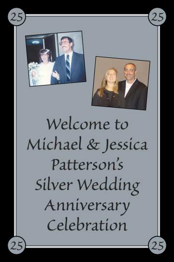 25th Anniversary Welcome Sign