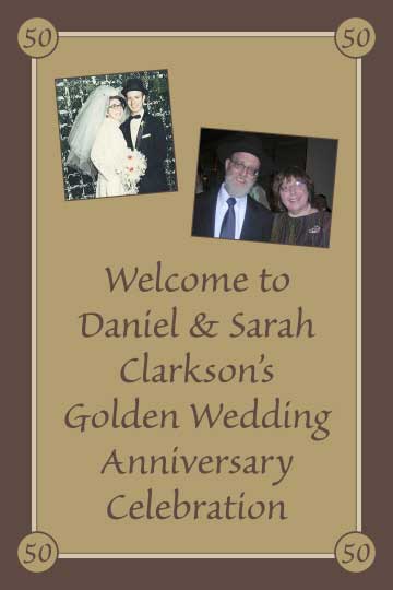 50th Anniversary Welcome Sign