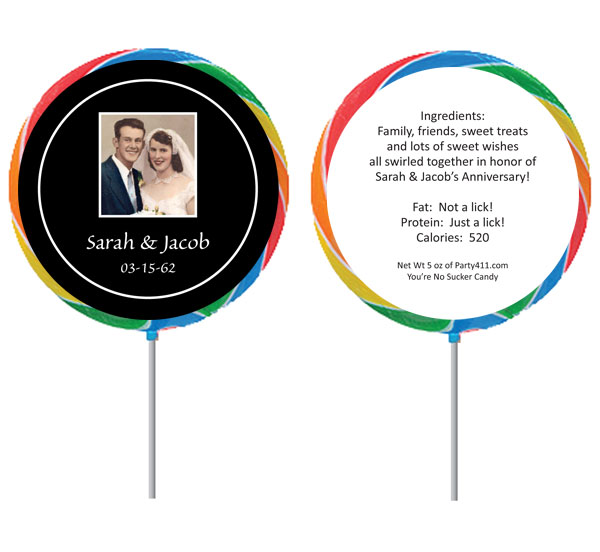 Couple's Photo Custom Lollipop