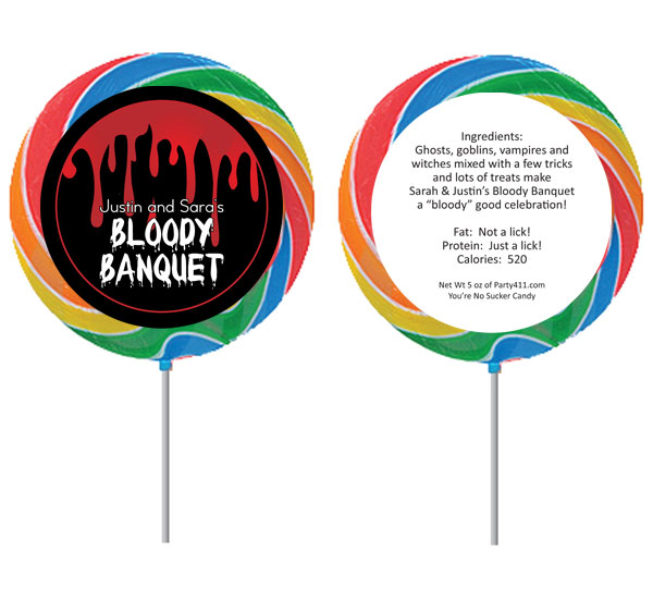 Halloween Bloody Banquet Lollipop