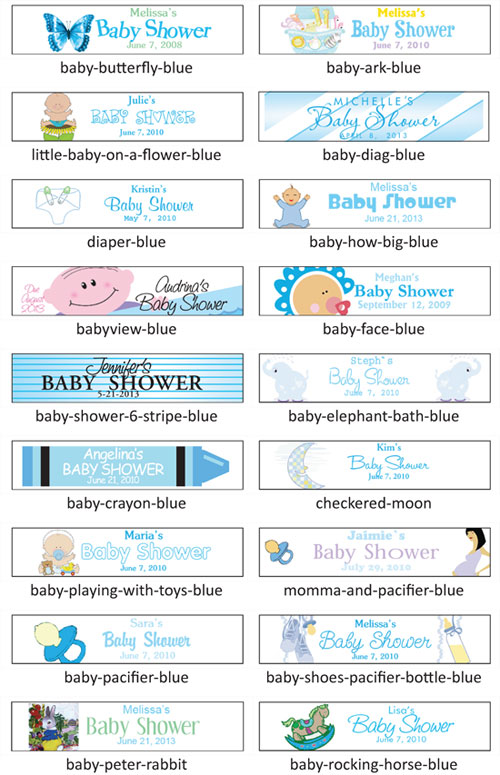 Baby Candy Pillow Packs, Boy Theme 