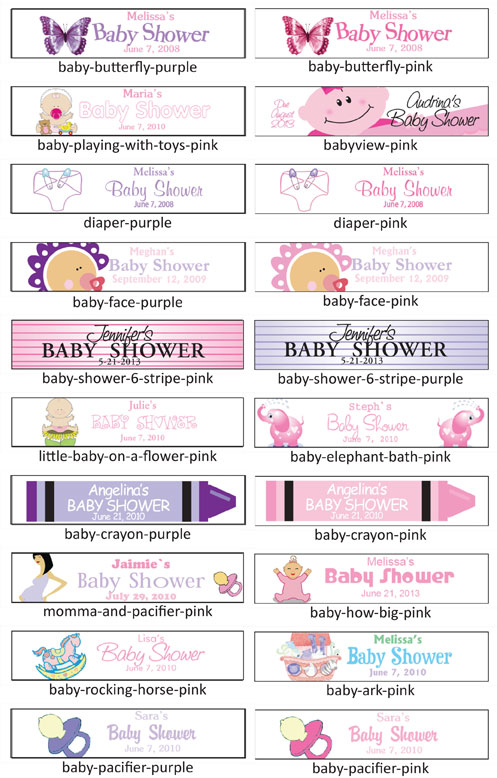 Baby Candy Pillow Packs, Girl Theme 