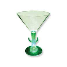 Cactus LED Martini Glass