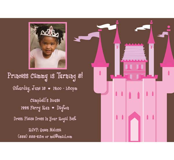 Birthday Castle Invitation