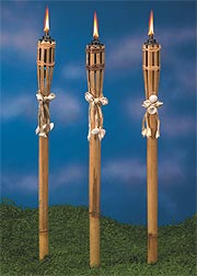 Bamboo & Seashell Torches