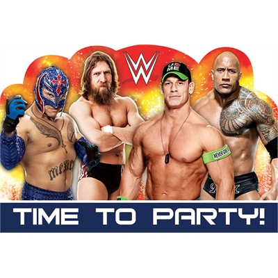 WWE Party Invitations (8)