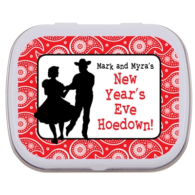 Western Hoedown Theme Mint Tin