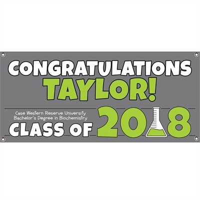 Science Graduation Theme Banner 