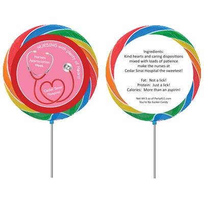 Nursing With Heart Appreciation Lollipop