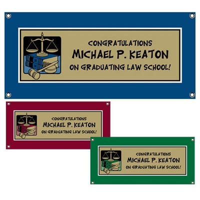 Graduation Law School Theme Banner 