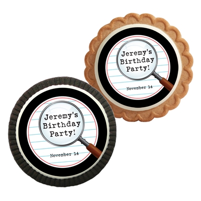 Mystery Theme Party Custom Cookie