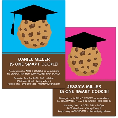 Graduation Smart Cookie Invitation