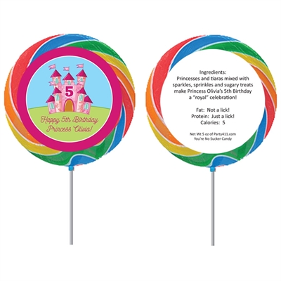 Birthday Castle Theme Lollipop