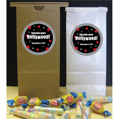 Hollywood Star Theme Favor Bag