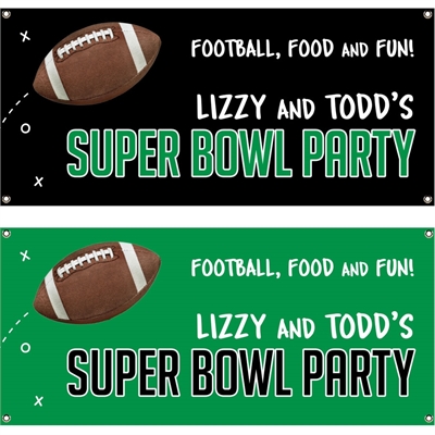 Football Party Theme Banner