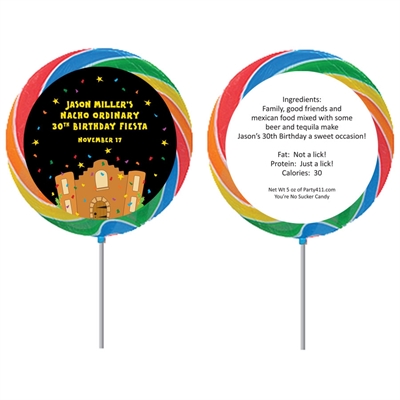 A Fiesta Bash Theme Lollipop