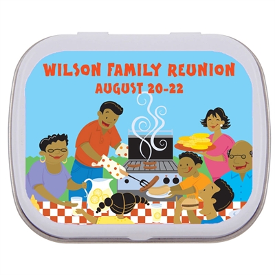 A Family Reunion Party Theme Mint Tin
