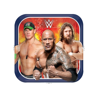 WWE Party Square Dessert Plates (8)