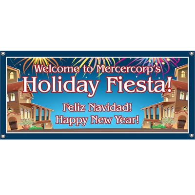 New Years Fiesta Holiday Theme Banner