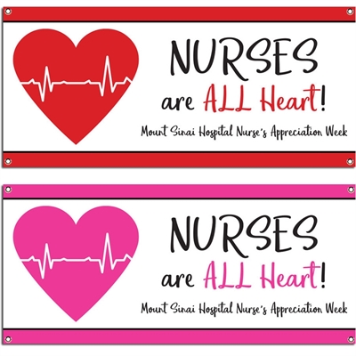 Nursing Appreciation Custom Banner