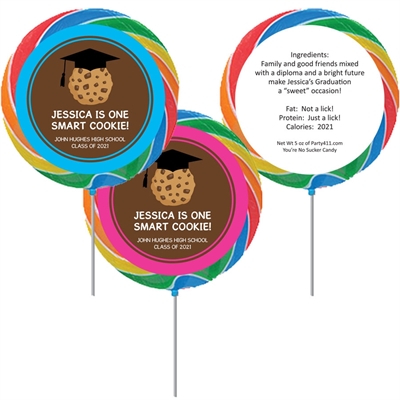 Graduation Smart Cookie Theme Lollipop