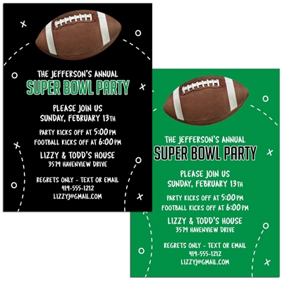 Football Party Invitation