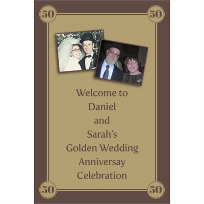 50th Anniversary Welcome Sign