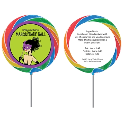 Halloween Masquerade Lollipop