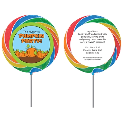 Pumpkin Patch Theme Lollipop