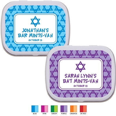 Mitzvah Stars Mint Tin