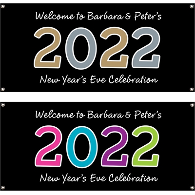 2022 New Year's Celebration Theme Banner