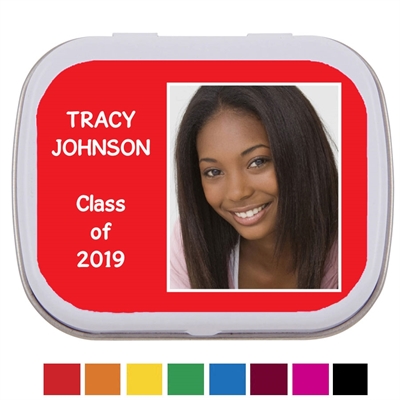 Custom Graduation Photo Mint Tin