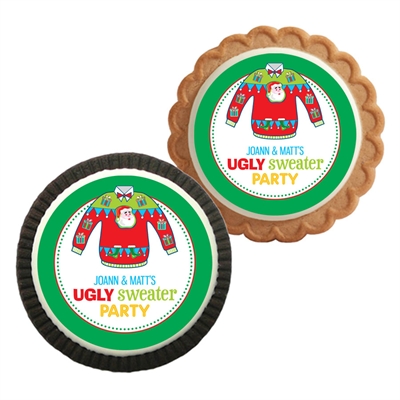 Ugly Sweater Party Custom Cookie