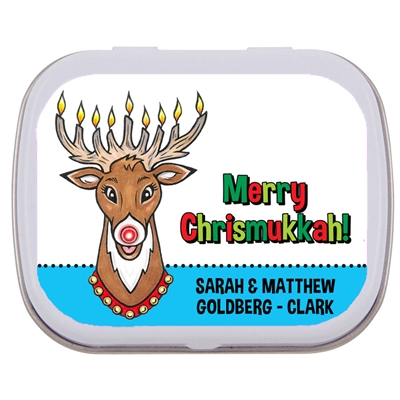 Chrismukkah Theme Mint Tin