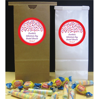 Heart Confetti Party Favor Bag