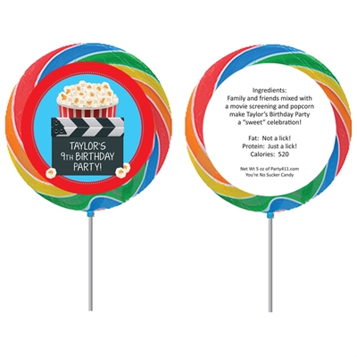 Movie Clapboard Lollipop